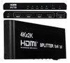 Splitter Hdmi 1x4 4k Uhd 2k Full Hd 3d C/ Fuente 4 Pantallas 0