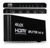 Splitter Hdmi 1x4 4k Uhd 2k Full Hd 3d C/ Fuente 4 Pantallas 0
