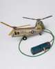 Antigo Brinquedo De Lata ´´helicóptero Piasecki Arm Mule ``. 0