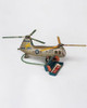 Antigo Brinquedo De Lata ´´helicóptero Piasecki Arm Mule ``. 1