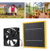 Kit De Ventilador De Painel Solar 5w 12v Powered Support P 4