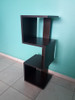 Mesa Decorativa Arrime Moderna Melamina Wengue 1