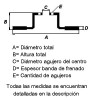 2 Campanas De Freno Para Renault Trafic Todas 3