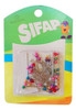 Alfiler Cabeza Plastica Varios Colores 0