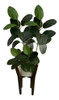 4 Mini Árvore De Ficus Artificial Folhagem Permanente 120 Cm 0