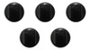 Juego De 5 Perillas Cocina Escorial Negras Pr 5