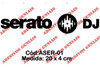 Adesivo Serato Dj Dee Jay - Cód: Aser-01 1