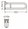 Barral Rebatible Para Discapacitados 60 Cms Para Discapacita 3