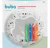Espejo + Crayolas Para Baño Buba, Mvd Kids 0
