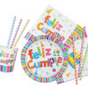 Plato De Polipapel 17cm Feliz Cumple  X 6 Unidades 1