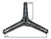 Eje Para Lavarropa Samsung Wf1804wpu 4
