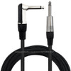 Cable Audio Guitarra Plug Angulo 90º Plug Recto Metal 6m 6