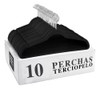 Perchas Madera Negra X10 Placard! 0