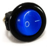 10 Llaves Tecla Interruptor Redonda Azul 16mm 2a 250v 1 Polo 0