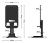 Soporte Celular Tablet Mesa Escritorio Plegable Extensible!! 2