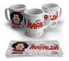 Taza De Plastico Mafalda Frases #01 3