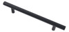 Manija Barral De Acero Negra 128mm  Mueble Cajon 2