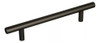 Manija Barral De Acero Negra 128mm  Mueble Cajon 4