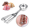 Cuchara Bochera P Bocha Helado Cupcake C/ Resorte Acero Inox 3