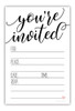 Invitaciones De Guiones Clásicos (20 Unidades) Con Sobres - 0