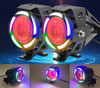 Kit Faros U7 Multi Proyector Lupa Flash Moto Ojo Angel A-vip 1