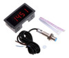 Tacômetro Digital Com Display Rpm Com Sensor Hall Indutivo 0