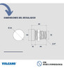 Kit Hidromasaje Vulcano: Válvulas + Regulador De Aire 4 Kit Hidromasaje Vulcano: Válvulas + Regulador De Aire 4