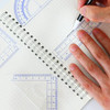 Kit 13 Herramientas De Geometria Compas Transportador Marron 1