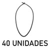 Extensor Corda Elastica 50cm Verde/branco - 40un 1