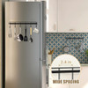 Soporte De Utensilios Cocina Negro Adhesivo, 2 Paquetes 4