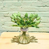 20 Tulipanes, Flores Artificiales Mandys - Verde. 2
