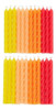Velas Cumpleaños Diseño Lava Set X 24 Wilton 1
