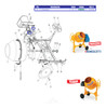 Polia Cód:31090120 P/ Motor De Betoneira Da Menegotti 150l 4