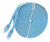 10m/32,80 Ft Cat6 Azul Ethernet Cable Plano Rj45 Lan Interne 2