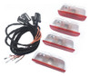 1 Conjunto De Luz De Advertência De Porta Com Cabo Para Mk5 0