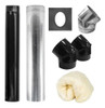 Kit Complemento Pared Enlozado 4'' Instalacion Tromen Ñuke 0