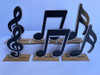 Kit Display De Mesa 6 Peças Para Festa Notas Musicais Mdf 2