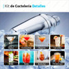 Coctelera Set Completo Barman Bebidas Acero Inoxidable 3