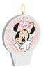Vela Minnie Rosa - Pavio Mágico - Para Bolo E Festa 0