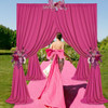 Cortinas De Fondo Soardream De Poliéster Rosa Intenso, 3 X 3 1