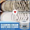 2 Peças De Sapato Branco Para Limpar A Sujeira Com Um Creme 4