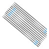 Pack X12 Flechas Azules De Tiro Con Arco De Fibra De Vidrio 3