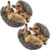 Design Toscano Hyper Hedgehogs Garden Statues Conjunto De Do 0