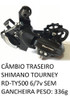 Kit Relação Shimano Tourney 3x7v 21v Catraca 14/34d St-ef41 4