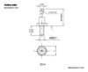 10 Diodo Rectificador 25a 1200v Anodo / Rosca 25fr120 (m6x1) 2