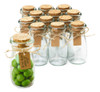 Botellas Pequenas De Vidrio Con Corcho, 3.4 Onzas, Mini Tarr 0