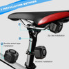 Alarma De Bicicleta Recargable Con Control Remoto Det Vibrac 2