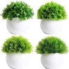 4 Mini Plantas Artificiales 0