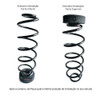 Kit Lift Sobe Carro 7cm 8cm Dianteira + Traseira Suzuki Sx4 3