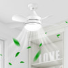 Ventilador De Teto Com Luz, 3 Engrenagens Ventilador De 4
